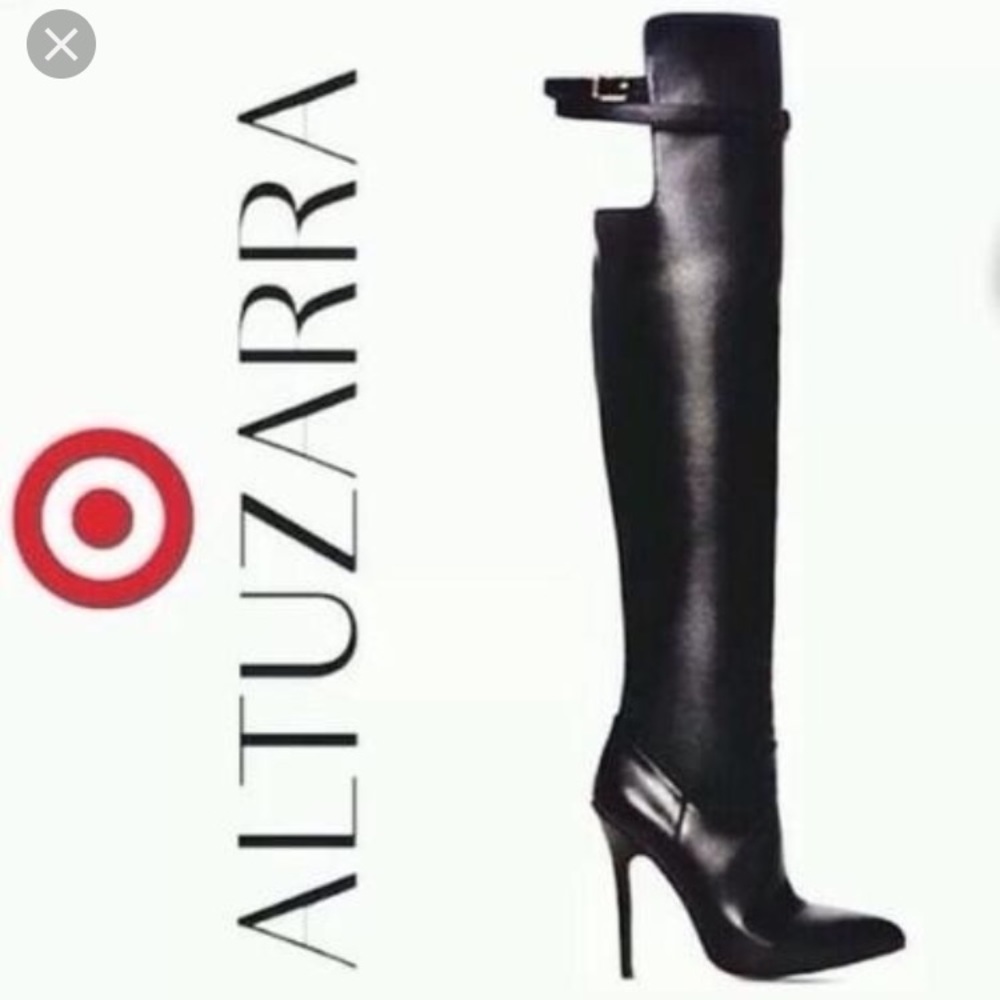 Black over the knee boots Altuzarra for Target